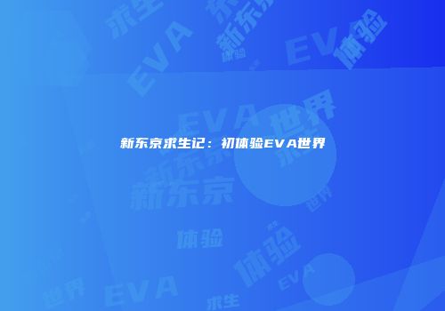 新东京求生记：初体验EVA世界