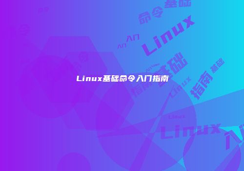 Linux基础命令入门指南